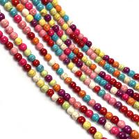 Turquoise Beads Round DIY mixed colors Sold Per Approx 15 Inch Strand