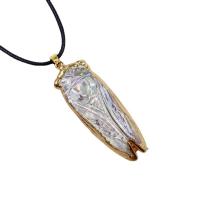 Crystal Pendants with Brass Cicada plated Unisex Sold By PC