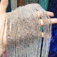 Moonstone Beads, Månesten, Runde, du kan DIY & facetteret, blandede farver, 2.50mm, Solgt Per 38 cm Strand