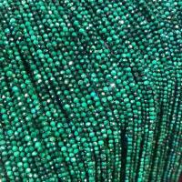 Malahita perle, Malahit, Krug, možete DIY & različite veličine za izbor & faceted, Malahit zelena, Prodano Per Približno 15 inčni Strand