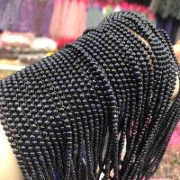 Blue Goldstone Beads, Natuursteen, Ronde, DIY & verschillende grootte voor keus, zwart, Per verkocht Ca 15 inch Strand