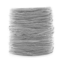 Nehrđajućeg čelika Curb Chain, 304 nehrđajućeg čelika, pozlaćen, twist ovalni lanac, više boja za izbor, 5m/Torba, Prodano By Torba