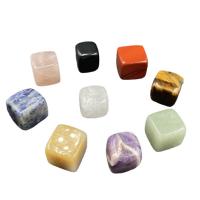 Natural Stone Chakra Healing Stones Square for Reiki mixed colors Sold By Set