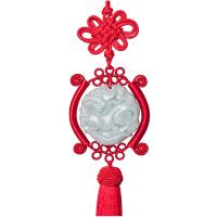 Jadeite Hanging Decoration Carved & Unisex 380mm Sold By PC