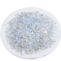 Gemstone Chips Sea Opal irregular white Sold By Bag