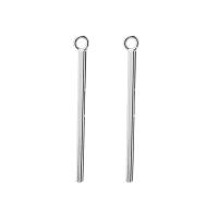 925 Sterling Silver Earring Post, plated, DIY & different size for choice, more colors for choice, Sold By PC