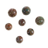 Natural Tibetan Agate Dzi Beads Round DIY mixed colors Sold By PC