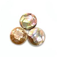 Natural Seashell Beads Shell Flat Round DIY 16mm Sold By PC