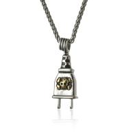 Zinc Alloy Sweater Necklace Plug plated & for man Length Approx 23.62 Inch Sold By PC