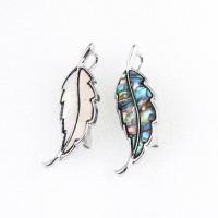 Shell Pendants Zinc Alloy with Shell Leaf Sold By PC