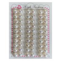 Cultured Half Drilled Freshwater Pearl Beads DIY & half-drilled Sold By Lot