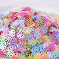 Plastic Sequin PVC Plastic with Crystal Mud Flower DIY 9mm Sold By Bag