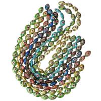 cloisonne perler, Carved, flere farver til valg, 19x13mm, Hole:Ca. 2mm, 20pc'er/Strand, Solgt af Strand