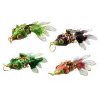 Cloisonne Pendants Fish Carved 45mm Approx 5mm Sold By Lot