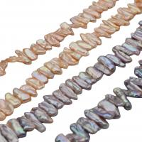 Keishi ferskvandskulturperle Beads, Ferskvandsperle, Uregelmæssig, du kan DIY, flere farver til valg, 18x8mm, Solgt Per 37-39 cm Strand