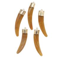 Agate Jewelry Pendants Brass with Agate Sold By PC