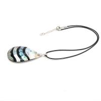 Natural Mosaic Shell Pendants Abalone Shell Teardrop Unisex 35-44mmx54-56mm Sold By PC