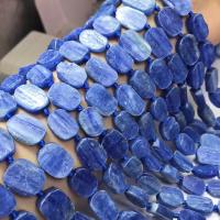 Cyanit Perle, Unregelmäßige, DIY, blau, 15-17mm, verkauft per 38 cm Strang