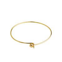 Brass Bangle Wire 14K gold plated DIY nickel lead & cadmium free Sold By PC