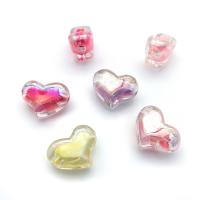 Bead in Bead Acrylic Beads, Heart, DIY, more colors for choice, 20x16mm, 230PCs/Bag, Sold By Bag