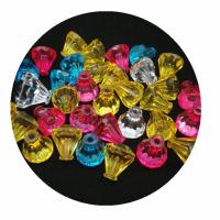 Koraliki akrylowe przezroczyste, Akryl, wtryskarki, DIY, mieszane kolory, 1.5-5cm, sprzedane przez PC
