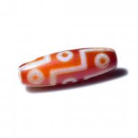 Natural Tibetan Agate Dzi Beads polished DIY red Sold By PC