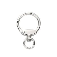 Zinc Alloy Key Clasp Setting Donut plated Unisex nickel lead & cadmium free Sold By PC