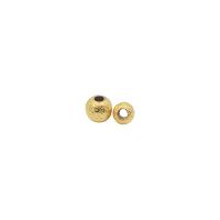 Brass Jewelry Beads gold color plated DIY golden nickel lead & cadmium free 3-6mm Sold By PC