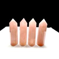 Rose Quartz Point Decoration, polished, different size for choice, pink, Sold By PC