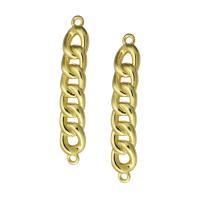 Brass Jewelry Connector fashion jewelry & DIY & for woman golden Approx 3mm Sold By Lot