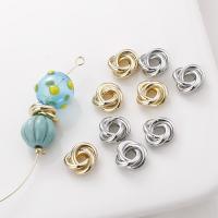 Messing spacer perler, forgyldt, mode smykker, flere farver til valg, nikkel, bly & cadmium fri, 12mm, Solgt af PC