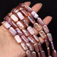 Keishi ferskvandskulturperle Beads, Ferskvandsperle, Uregelmæssig, du kan DIY, lilla, 10x18mm, Solgt Per Ca. 15 inch Strand
