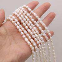 Cultured Rice Freshwater Pearl Beads DIY white 4-5mm Sold Per Approx 14.17 Inch Strand