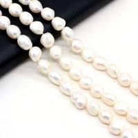 Keishi ferskvandskulturperle Beads, Ferskvandsperle, du kan DIY, hvid, 10-11mm, Solgt Per Ca. 14.17 inch Strand