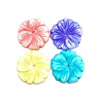 Prirodni boji Shell perle, Školjka, Izrezbaren, možete DIY, više boja za izbor, 30mm, Prodano By PC