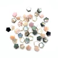 Perles naturelles de coquillage d'eau douce , coquille, étoile, DIY, plus de couleurs à choisir, 6mm, Vendu par PC