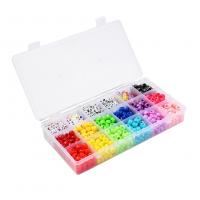 Mješoviti akril perle, s Crystal Tema, možete DIY & emajl, miješana boja, 210x110x30mm, Približno 1200računala/Set, Prodano By Set