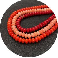 Synthetic Coral Beads Abacus DIY Sold Per 14.96 Inch Strand