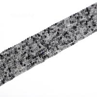Μαύρο χαλαζιακό χαλαζία Χάντρα, Γύρος, DIY & πολύπλευρη, μικτά χρώματα, 3mm, Sold Per 38 cm Strand