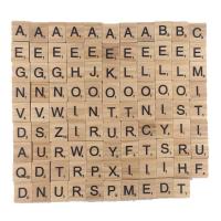 Wood Beads Pine Square letters are from A to Z Approx Sold By Bag