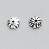 925 Sterling Silver Bead Cap Flower Sold By PC