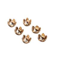 Brass Bead Cap gold color plated DIY golden nickel lead & cadmium free Sold By PC