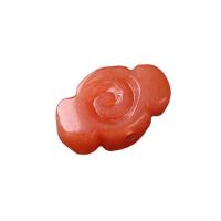 Jade korálky, Zapalovač Imperial Jade, DIY, červený, 18x12mm, Prodáno By PC