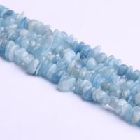 Gemstone Chips Aquamarine DIY blue Sold Per 40 cm Strand