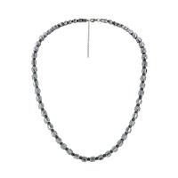 Hematite Necklace with 1.97Inch extender chain vintage & Unisex black Length Approx 20.47 Inch Sold By PC