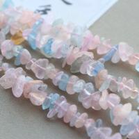 Gemstone Chips Morganite polished DIY mixed colors Sold Per 31.5 Inch Strand