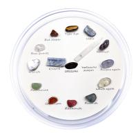 Piedras preciosas Espécimen de Minerales, pulido, 15 piezas, color mixto, 110mm, 15PCs/Set, Vendido por Set