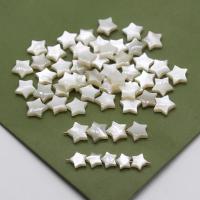 Prirodni Slatkovodni Shell perle, Školjka, Zvijezda, Izrezbaren, možete DIY, više boja za izbor, 6-8mm, Prodano By PC