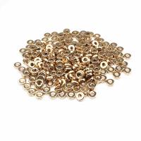 Copper Coated Plastic Spacer Bead Round plated DIY 6mm Sold By PC