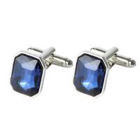 Cufflinks Zinc Alloy for man & with rhinestone Sold By Pair